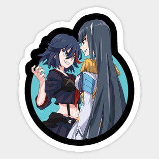 kill la kill  -  Satsuki Kiryuin  - Ryuko matoi Sticker